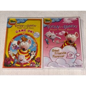 Toopy & Binoo Vroom, Vroom, Zoom Game On!Best Friends Forever Burble Zoot DVD